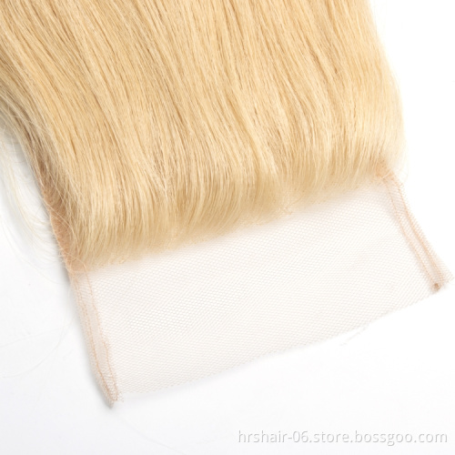 Malaysian Blond Cuticle Aligned Raw 613 Virgin Hair Bundles With Closure,Wholesale Bundle Virgin Hair Vendor